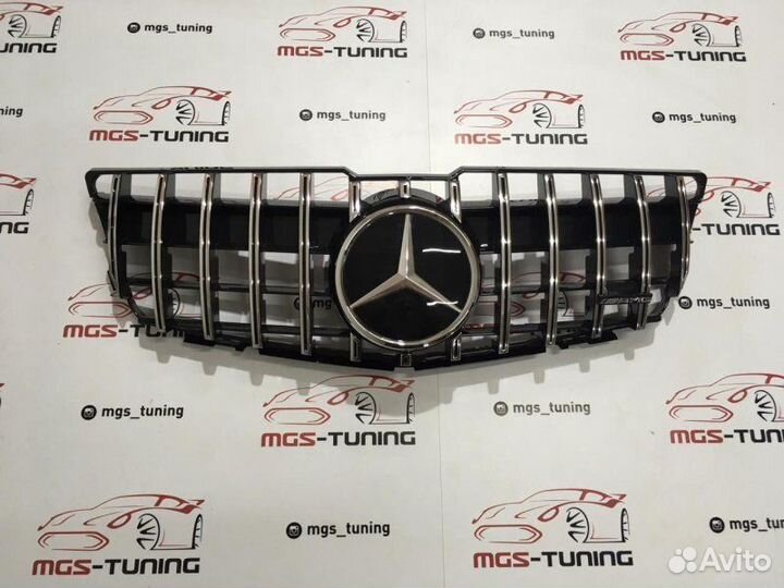 Решетка на Mercedes GLK 08-12 GT Дистроник + AMG