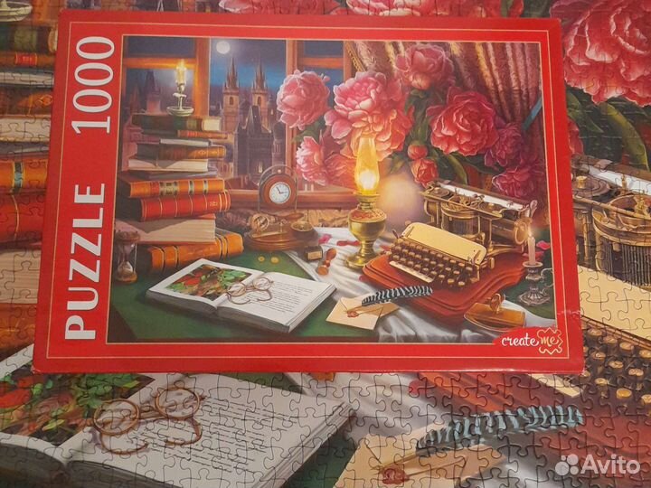 Пазлы 1000 деталей разные