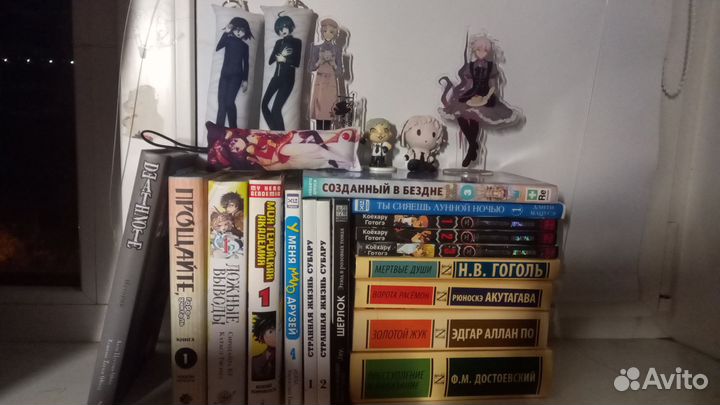 Книги, манга и аниме вещи