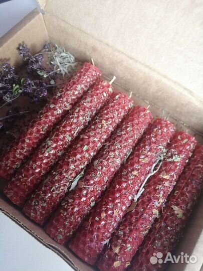 Заговоренные свечи с травами