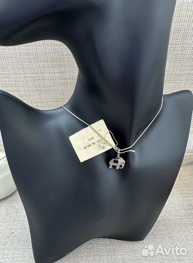 Кулон слоник серебро 916 звезда с биркой СССР