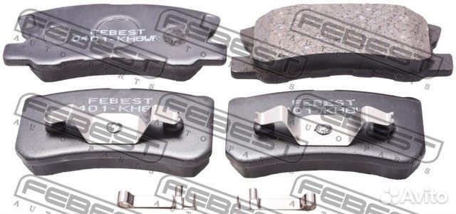 Колодки тормозные задние комплект