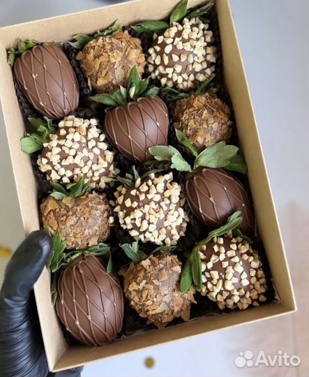 Клубника в шоколаде набор