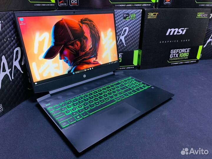 Ноутбук HP Ryzen 5 3550H 32 Gb SSD GTX 1650