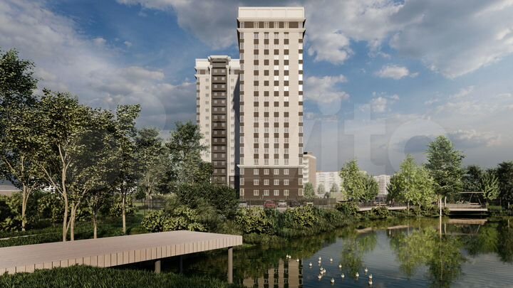 2-к. квартира, 49 м², 13/17 эт.