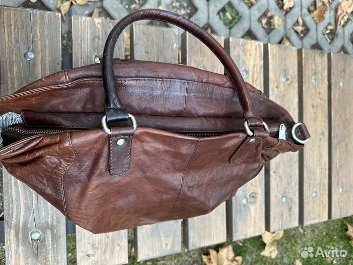 Большая кожаная сумка