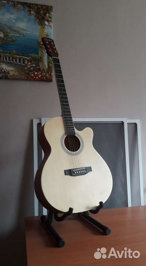 Аккустическая гитара новая полноразмерная