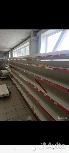 Стеллажи металлические бу для магазина