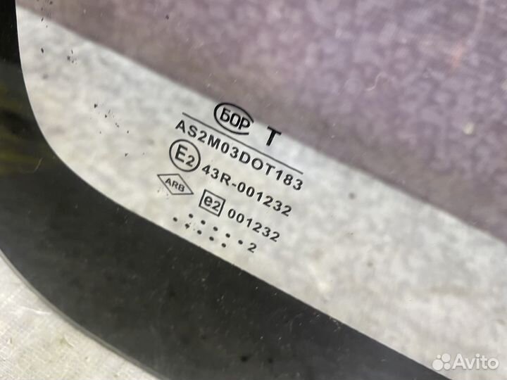 Стекло заднее правое глухое Форточка Largus Ларгус