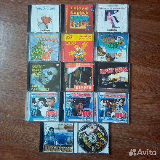 Cd диски фирменные мр 3