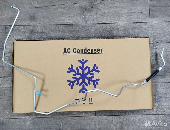 Трубка кондиционера на renault logan 1