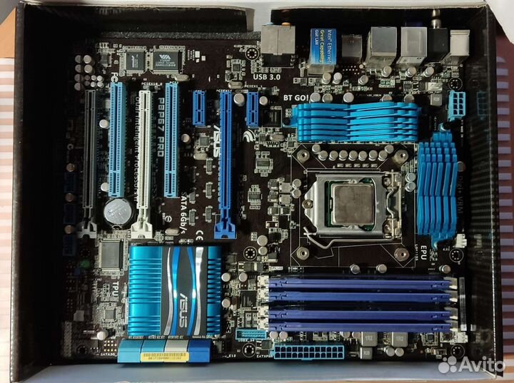 Сборка с нераб. мат. Asus p8p67pro+2500k+16Гб DDR3