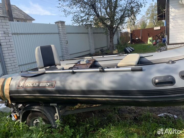 Лодка мотор и прицеп
