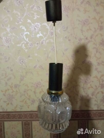 Светильник потолочный подвесной,винтаж,времён СССР