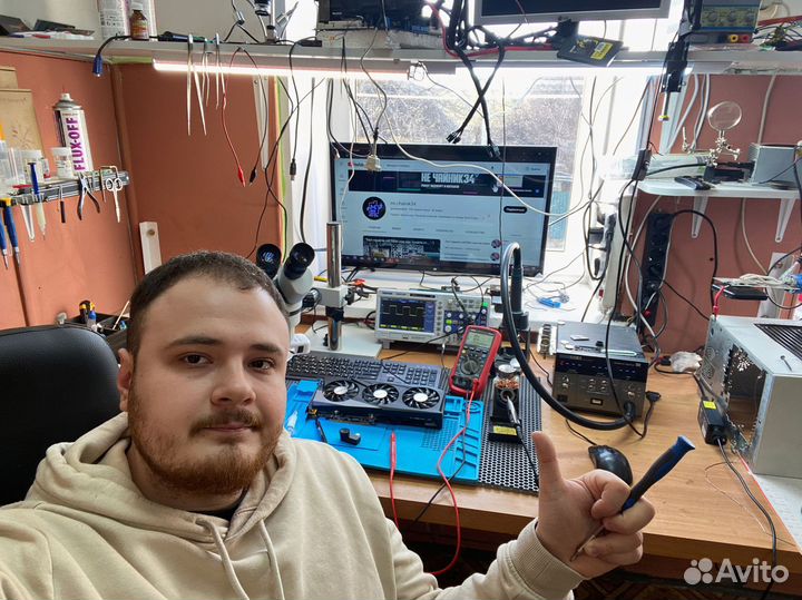 Ремонт видеокарт и ноутбуков компьютерный мастер