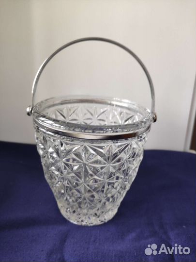 Ваза, шкатулка, подсвечник стекло, СССР