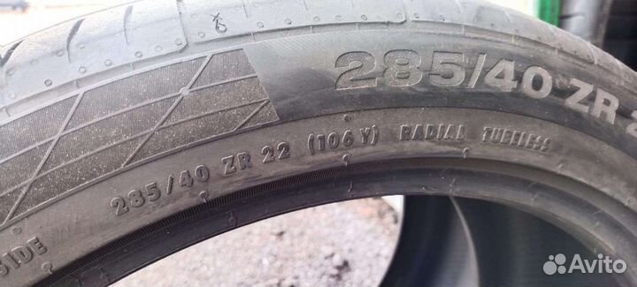 Continental ContiSportContact 5P 285/40 R22