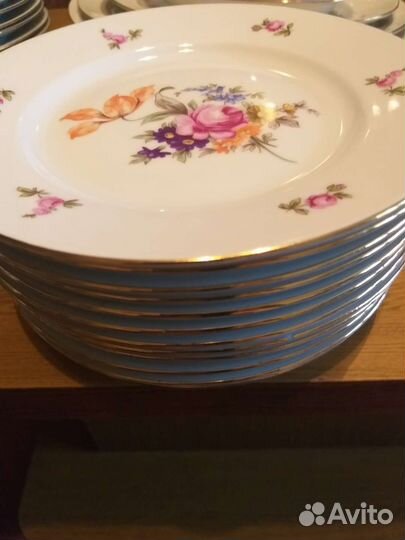 Предметы из сервиза Мейсенский Букет,Чехословакия