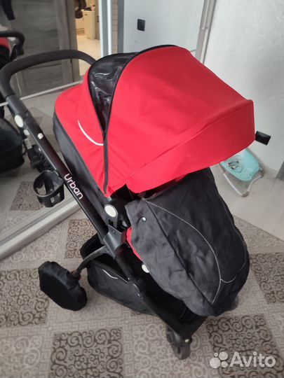 Прогулочная коляска babyton urban red
