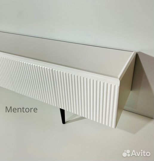 Тумба под тв Bravo в белом цвете