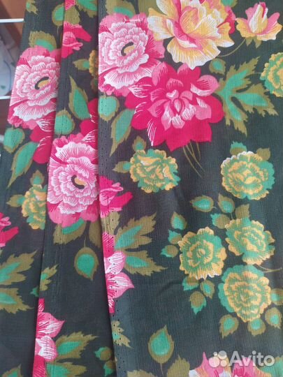 Ткань крепдешин СССР (натуральный шёлк)