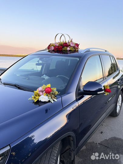 Свадебные украшения на машину кольца