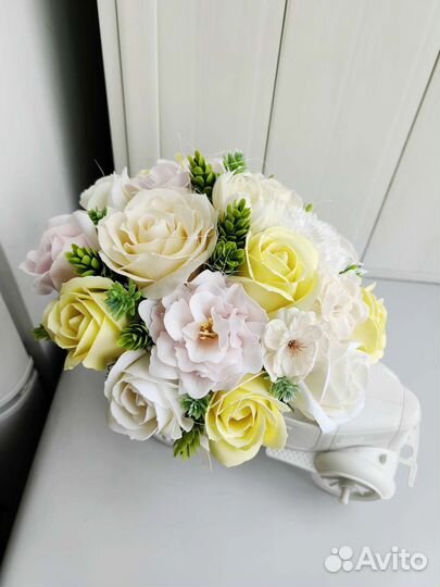 Цветы из мыла и новогодние букеты на заказ