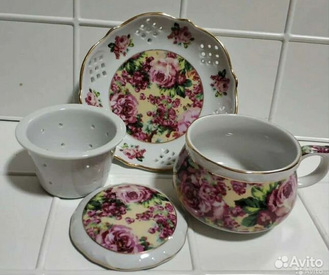 Заварочная кружка фарфор