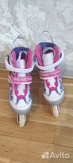 Роликовые коньки детские раздвижные Reaction