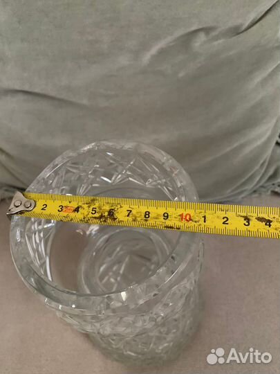 Вазы хрустальные, салатник, бокалы винтаж