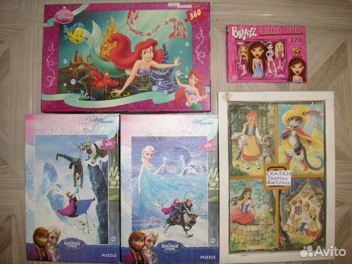 Пазлы для детей и взрослых от 4 до 1500 деталей