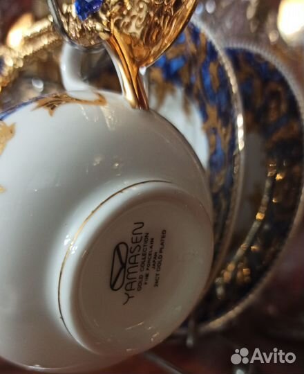 Кофейные пары на подставке. Фарфор