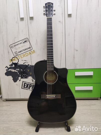 Гитара Fender CD-60 SCE