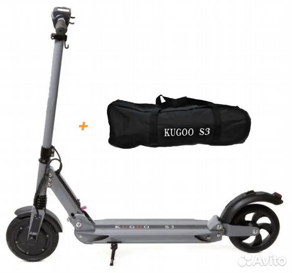 Электросамокат Kugoo S3 (Jilong) 2022 Серый