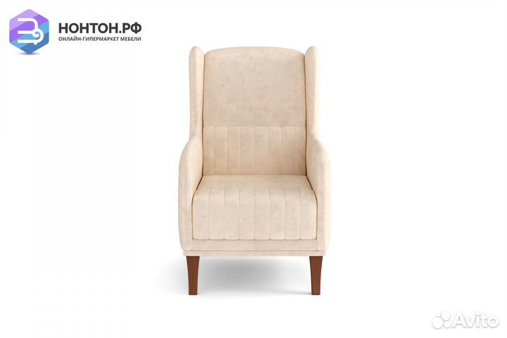 Кресло евромагнат темно-бежевое