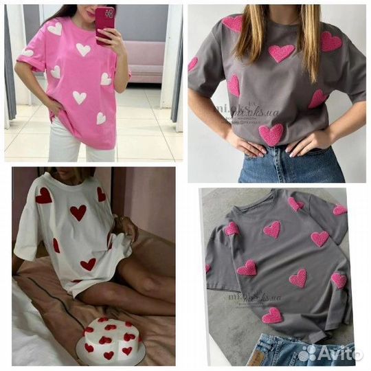 Футболки оверсайз 44-54