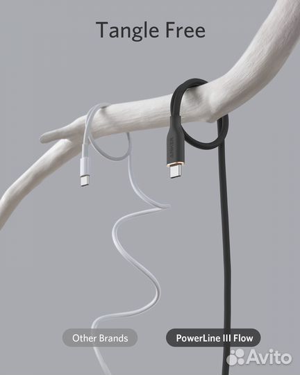 Кабель Anker Powerline lll Flow Type C Lighting