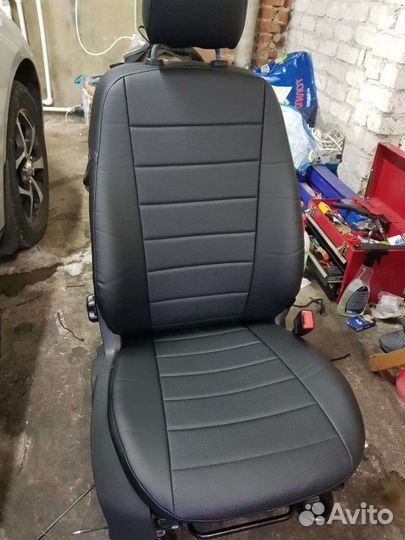 Установка авто чехлов