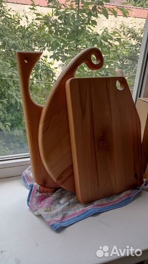 Доски разделочные, деревянные