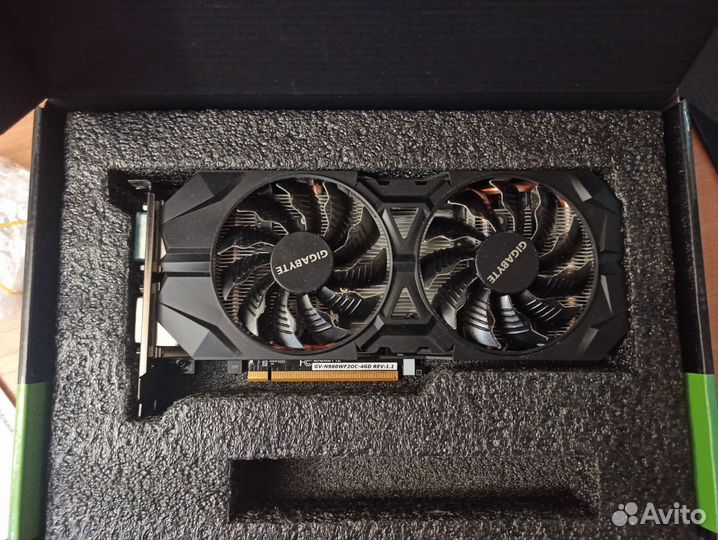 Видеокарта Gigabyte GTX 960 4Gb Windforce