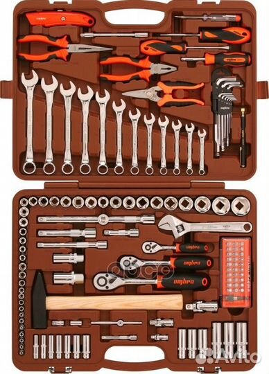 Набор инструментов 55013 131 пр: 1/4 inch, 1/2