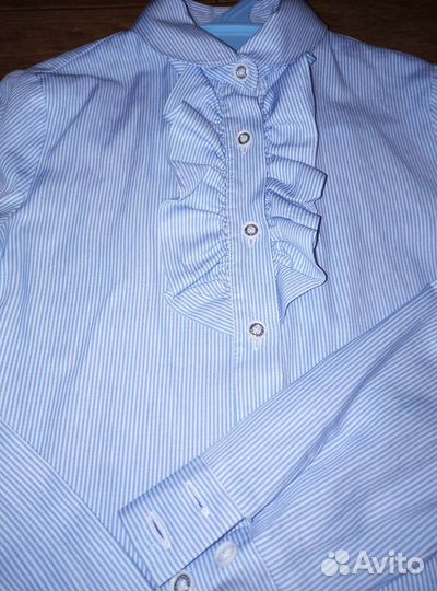 Рубашка - блузка для девочки 128 размер
