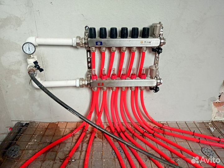 Водяной теплый пол монтаж