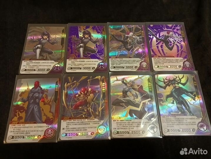 Карточки Марвел