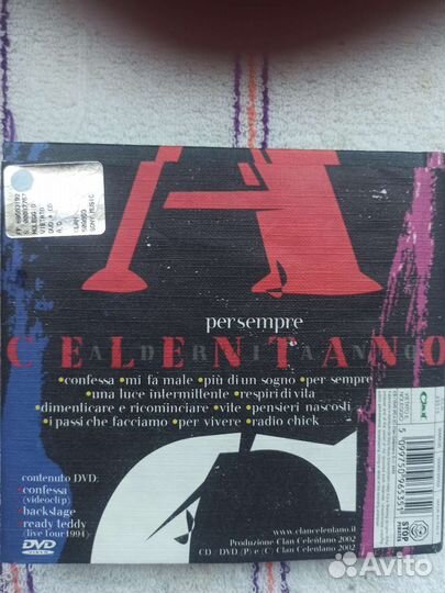 Фирменный сд диск Adriano Celentano