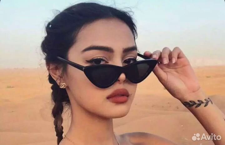 Очки солнцезащитные кошачий глаз