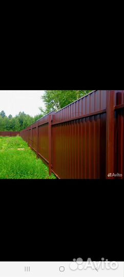 Установка заборов любой сложности