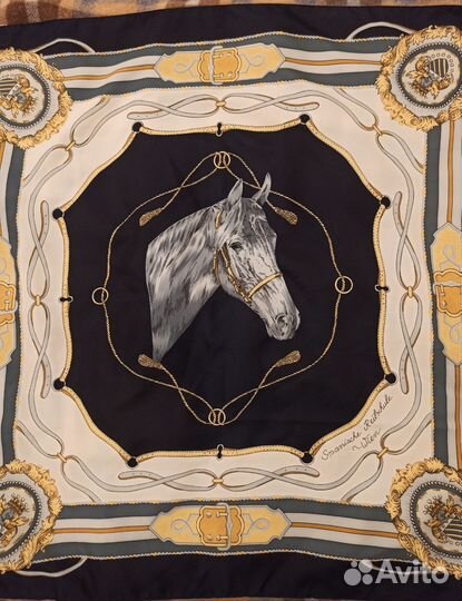 Шерстяной платок, полушалок. СССР. Винтаж