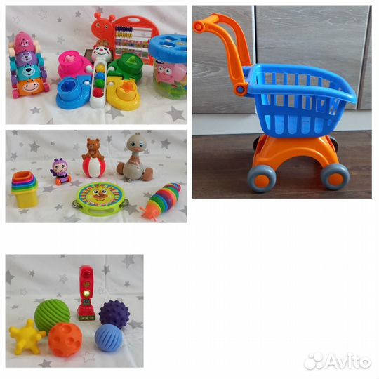 Игрушки развивающие много