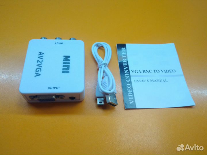 Переходник, адаптер VGA2AV AV to VGA